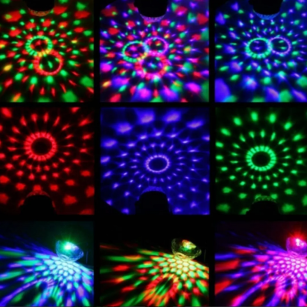 LBALL Esfera Led Luz Disco DJ RGB Automatica Con Control