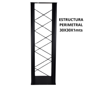 30X30X1 Estructura Perimetral Dj De 1 Metro Para Iluminación