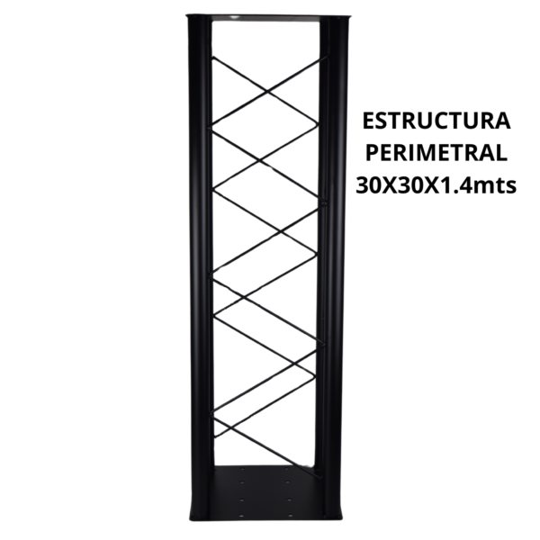 30x30x1.4 Estructura Perimetral Dj De 1.4 mts Para Iluminación