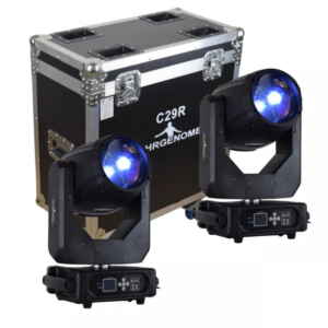 C29R Par Cabezas Movil 9r Con Case Roboticas Beam Luz Disco Dmx