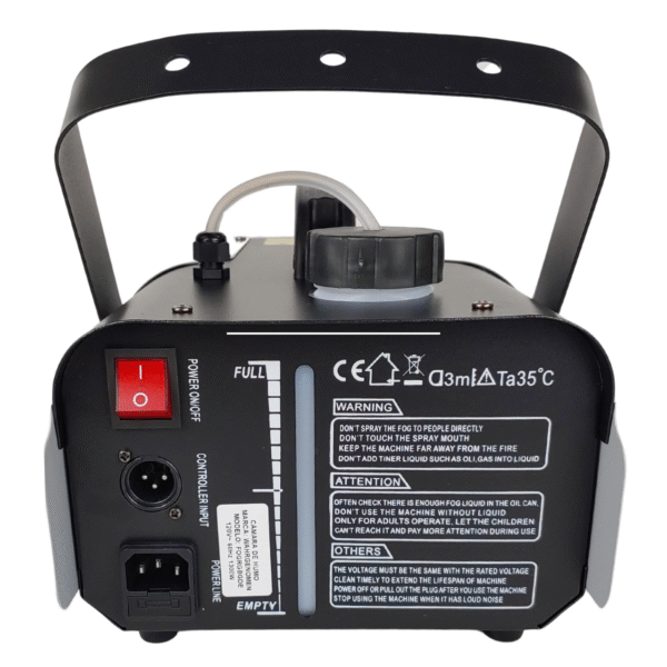 FOGRGBGDE Maquina de humo 1200w inalámbrica leds RGB seleccionables