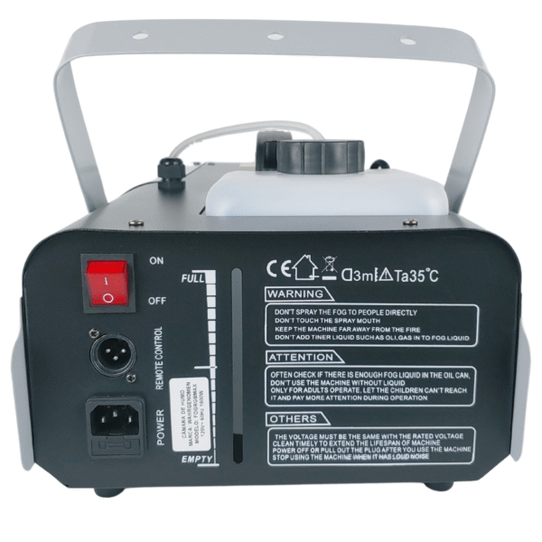 FOGRGBMAX Maquina de humo 1500w inalámbrica leds RGB