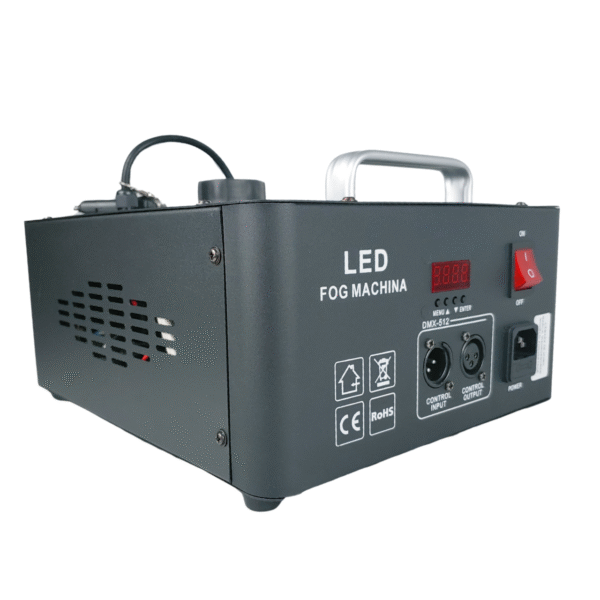 FOGVERTGDE Maquina de humo Vertical 1500w leds RGB inalámbrica/DMX