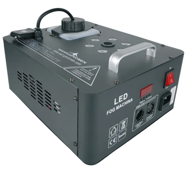 FOGVERTGDE Maquina de humo Vertical 1500w leds RGB inalámbrica/DMX