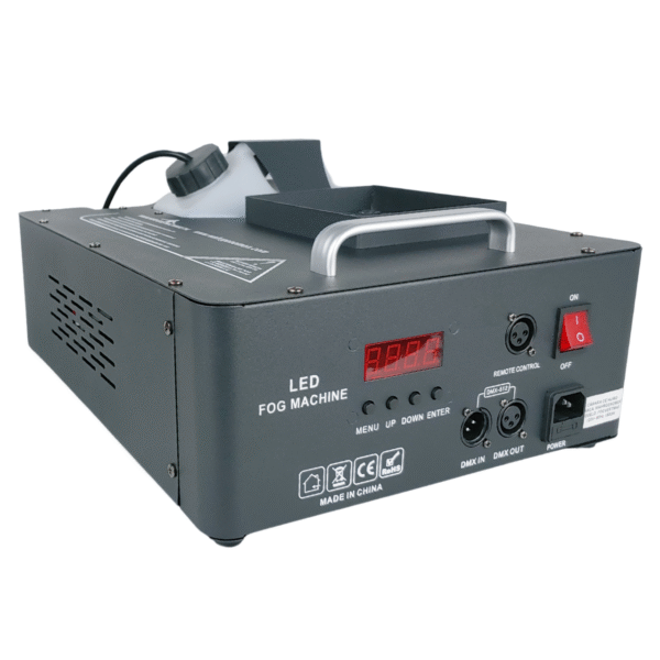 FOGVERTMAX Maquina de humo Vertical 1500w leds RGB inalámbrica/DMX