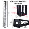 15x15x2 Estructura Perimetral Dj De 2 Metro Para Iluminación
